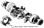 Мост средний с дисками (бездисковые колеса)