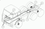 Электрооборудование АБС тормозов шасси МАЗ-6303