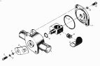 Кран управления отопителем