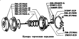 Камера тормозная передняя