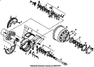 Тормозной механизм и ступица оси МАЗ-9758