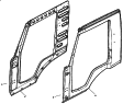 Боковина кабины левая 4310-5400011 и правая 4310-5400010
