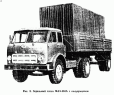 Седельный тягач МАЗ-504А с полуприцепом