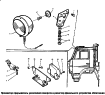 Прожектор прерыватель указателей поворота и резистор факельного устройства облегчения пуска