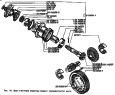 Валы и шестерни редуктора заднего (промежуточного) моста