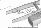 Установка топливопроводов МАЗ-551603 (без подогревателя)