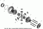 Мост задний МАЗ-543208. Дифференциал