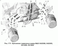 Установка тормозных камер МАЗ-642208, 642205, 551605, 551603
