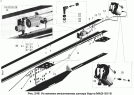 Установка механизмов запора борта МАЗ-5516