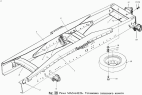 Рама МАЗ-64226 Установка запасного колеса