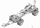 Шасси прицепа в сборе