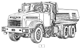 Общий вид автомобиля КрАЗ-65055