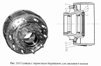 Ступица с тормозным барабаном для дискового колеса