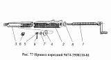 Привод передний 9674-3508110-01
