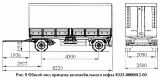 Общий вид прицепа автомобильного НЕФАЗ 8332-0000012-03