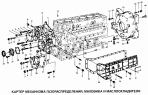 Картер механизма газораспределения, маховика и маслоохладителя
