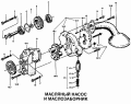 Масляный насос и маслозаборник