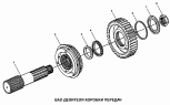 Вал делителя коробки передач