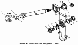 Промежуточная опора карданного вала