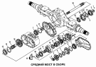 Средний мост в сборе