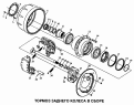 Тормоз заднего колеса в сборе
