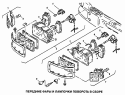 Передние фары и лампочки поворота в сборе
