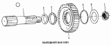 Выходной вал КПП