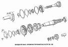 Входной вал, промежуточный вал КПП S6-120