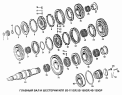 Главный вал и шестерни КПП 5S-111GP, 5S-150GP, 4S-130GP
