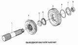 Выходной вал КПП 9JS150T