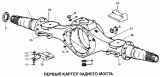 Первый картер заднего моста