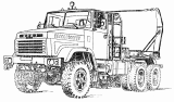 Лесовозный автомобиль-тягач КрАЗ-643701