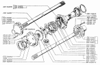 Дифференциал межколесный заднего моста и полуоси заднего (среднего) мостов