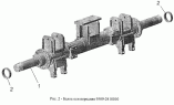 Балка оси передняя 9509-2410010
