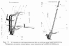 Установка шлангов отопителя без подогревателя 544020-8100006. Установка шлангов отопителя с подогревателем 544020-8100006-010