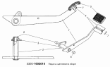 Педаль сцепления в сборе 5320-1602010