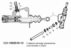 Главный цилиндр управления в сборе 5320-1602510-10