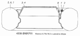 Колесо 6,75x19,5 с шиной в сборе 4308-3101711