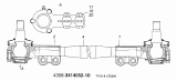 Тяга рулевой трапеции в сборе 4308-3414052-10