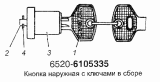 Кнопка наружная с ключами в сборе 6520-6105335