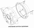 Крепление картера сцепления