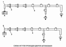 Схема жгутов проводов дверей автомобиля