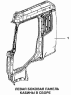 Левая боковая панель кабины в сборе