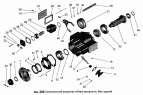 Центральный редуктор отбора мощности. Вал задний