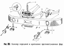 Бампер передний и крепление противотуманных фар