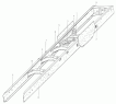 Рама шасси 6x4 самосвал