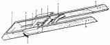 Рама шасси 4x2 тягач