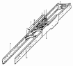 Рама шасси 6x4 тягач