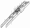 Рама шасси 6x4 грузовик