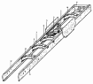Рама шасси 8x4 самосвал